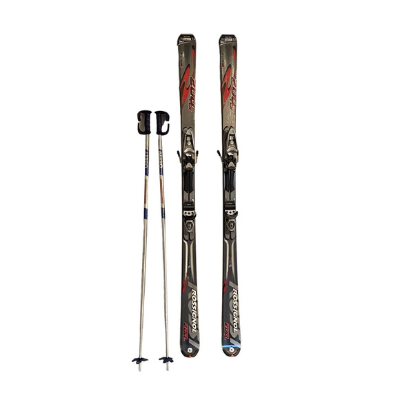スキー Rossignol axium 12 90mm Rossignol Axium 90 All Mountain Skis + Bindings Adult Skis